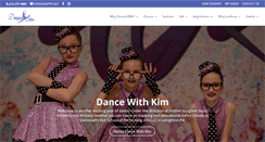 Desktop Screenshot of dancewithkim.com