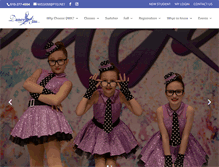 Tablet Screenshot of dancewithkim.com